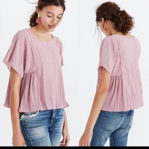 Madewell Texture & Thread Micropleat Top